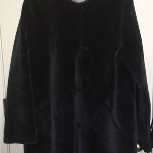 Custom made faux fur jacket size M